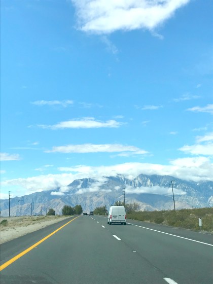 route vers Palm Springs
